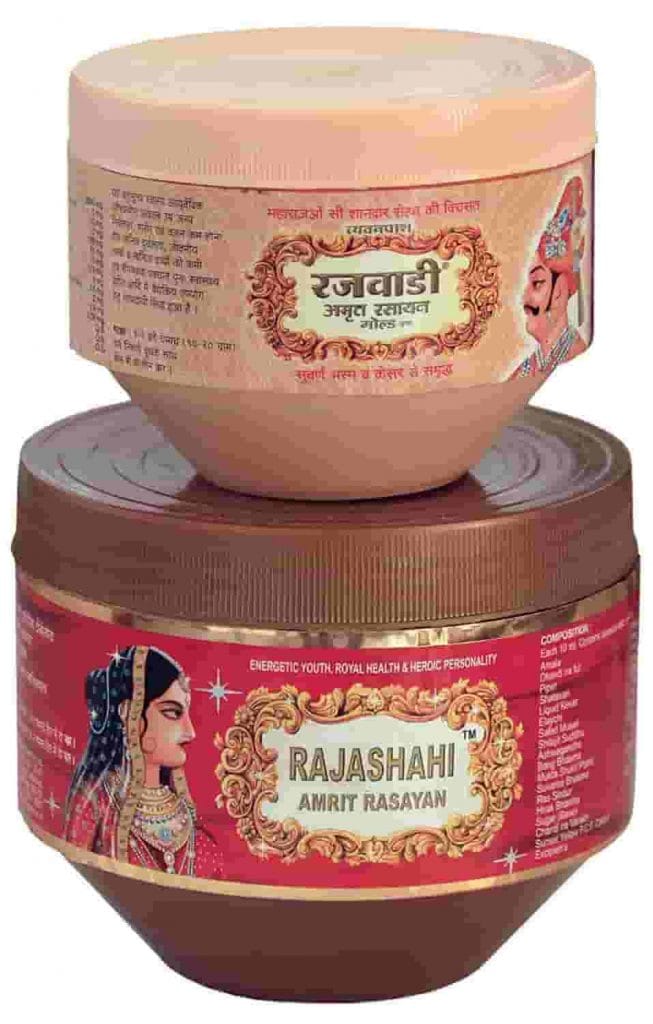 Unjha Rajashahi Chyawanprash with Rajwadi Amrut Rasayan Gold