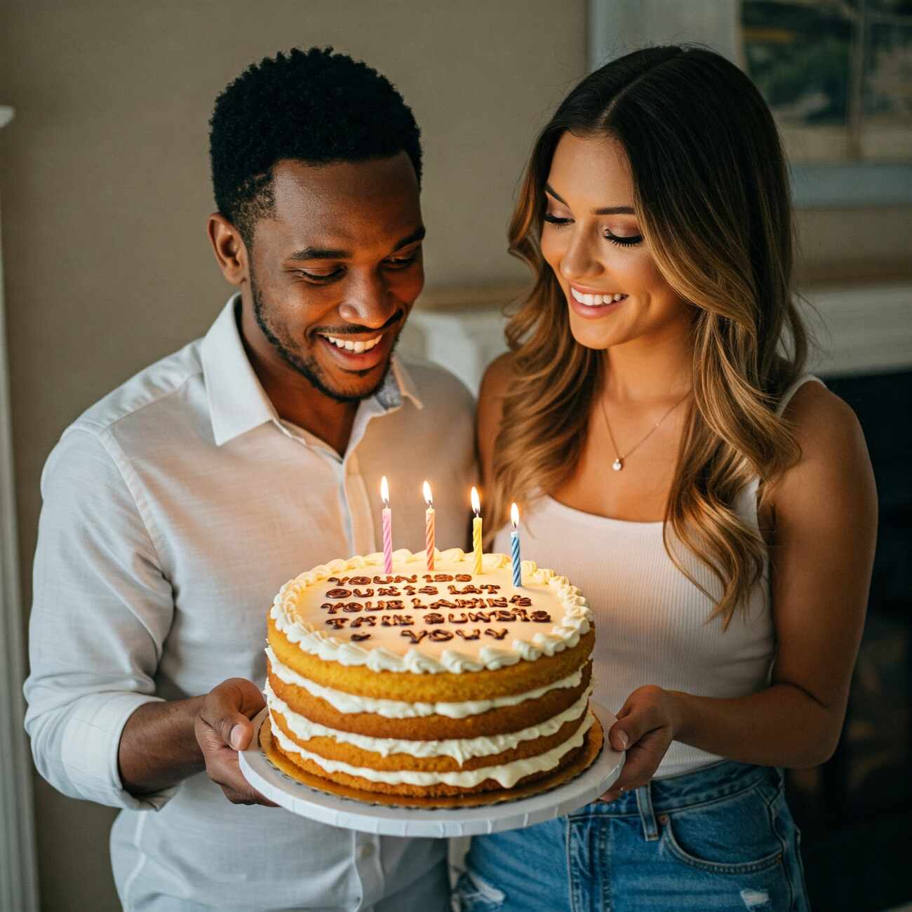 Birthday Messages on Cake for Husband