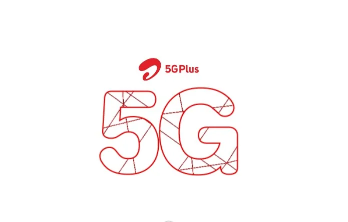 Airtel logo for a top 5G network in India
